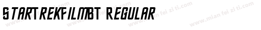 StarTrekFilmBT Regular字体转换